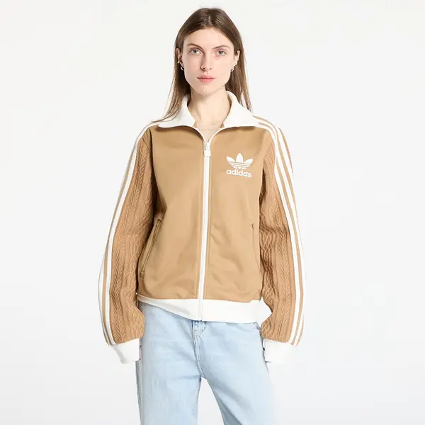 adidas Originals Hoodica adidas Knit Classic Track Top Cardboard L