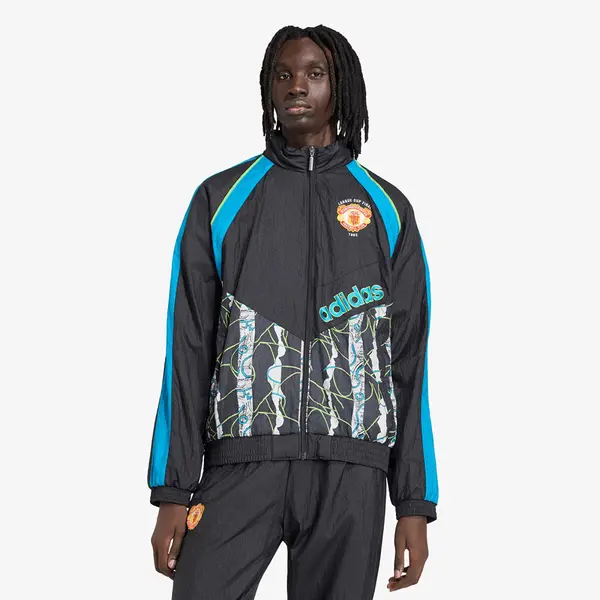 adidas Originals Hoodica adidas Manchester United Woven Track Top 90 Black XXL