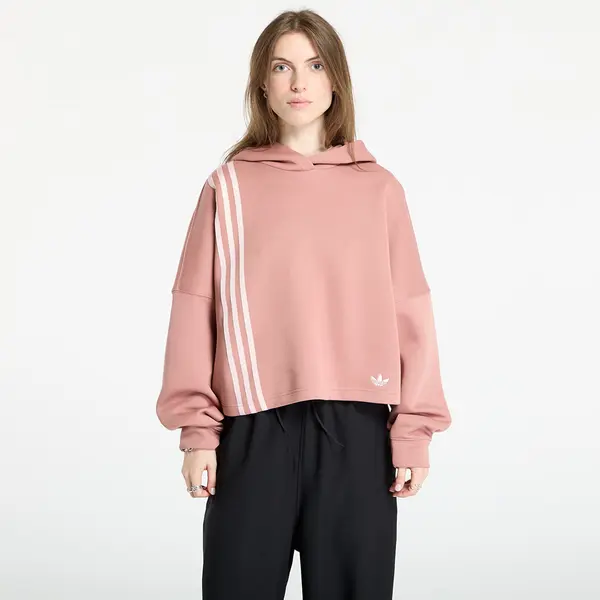 adidas Originals Hoodica adidas Off Placed 3-Stripes Hoodie Warm Clay M