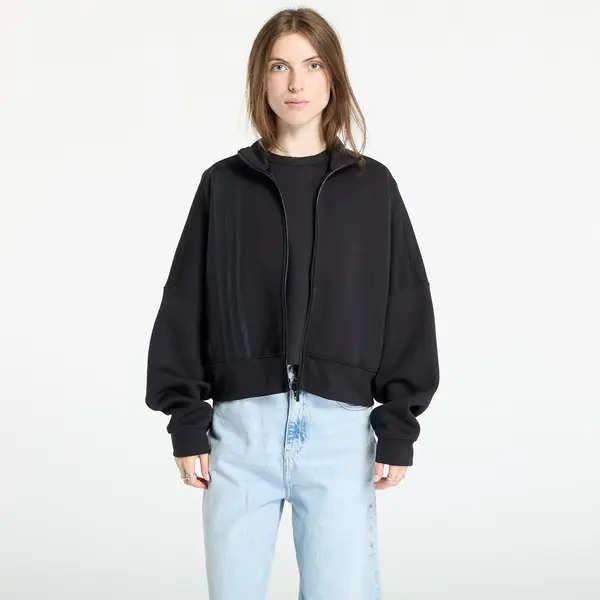 adidas Originals Hoodica adidas Off Placed 3-Stripes Zip Up Black M
