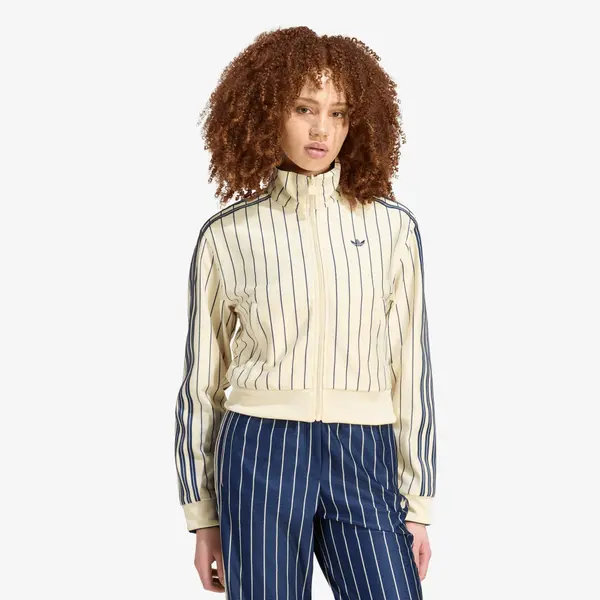 adidas Originals Hoodica adidas Reversible Firebird Track Top Warm Vanilla/ Night Indigo M
