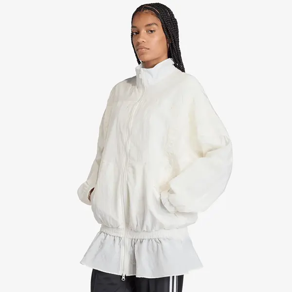 adidas Originals Hoodica adidas Santiago Woven Track Top Off White M