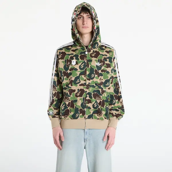 adidas Originals Hoodica adidas Shark Track Hoodie Bape Jacket Crew Green XL