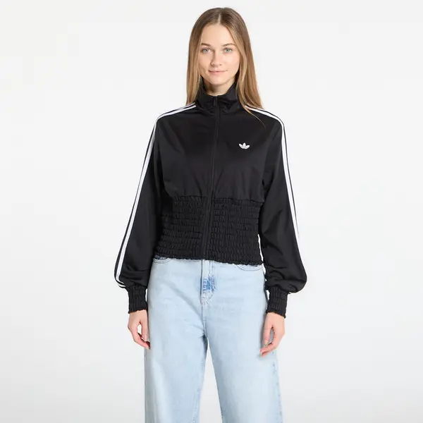 adidas Originals Hoodica adidas Smocked Firebird Track Top Black XS