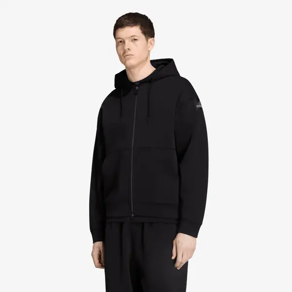adidas Originals Hoodica adidas Spacer Full Zip Hoodie Black L