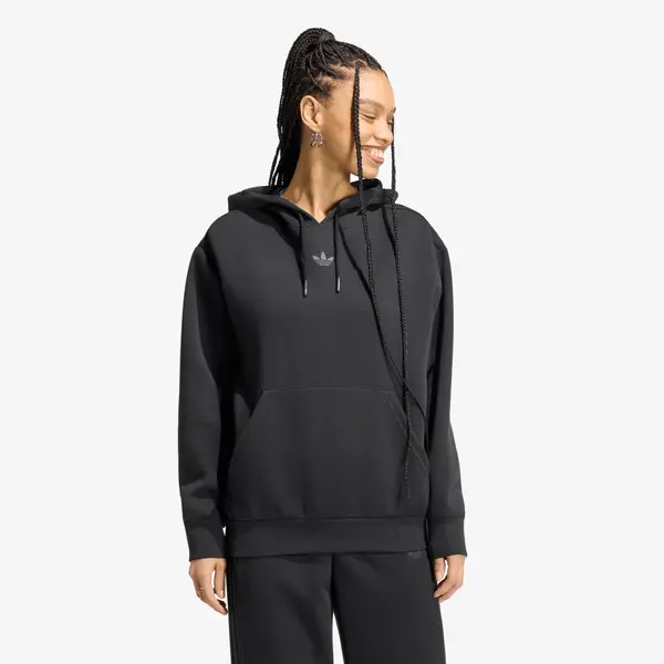 adidas Originals Hoodica adidas Spacer Hoodie Black/ Black Reflective/ Night Grey XS