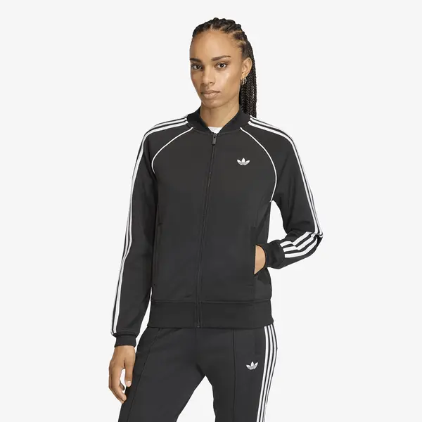 adidas Originals Hoodica adidas Sst Classic Track Top Black/ White XS