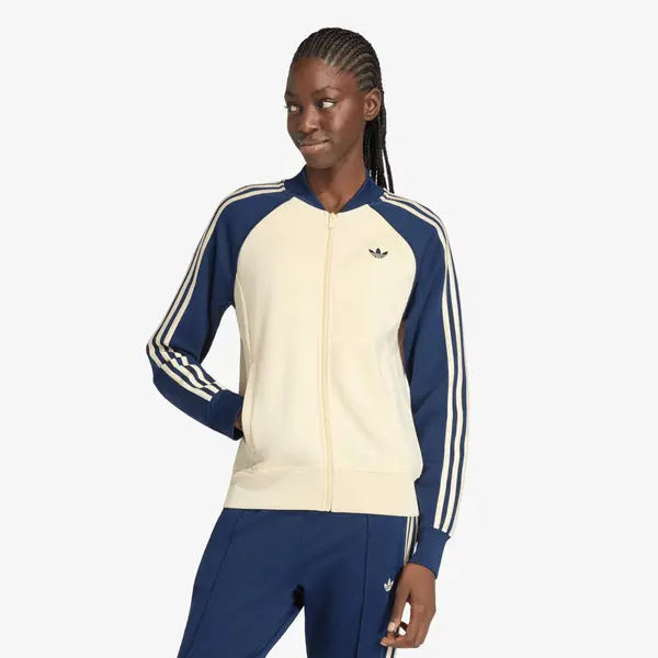 adidas Originals Hoodica adidas Sst Classic Track Top Warm Vanilla/ Night Indigo XS