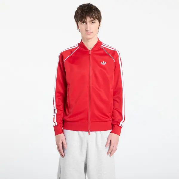 adidas Originals Hoodica adidas Sst Track Top Better Scarlet/ White L