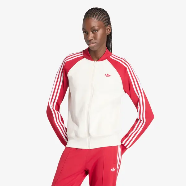 adidas Originals Hoodica adidas Sst Tt Cloud White/ Team Victory Red/ White L