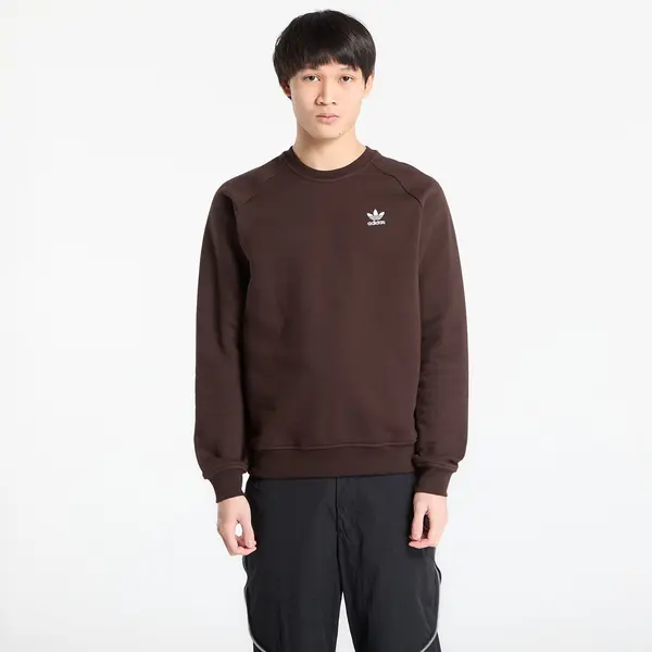 adidas Originals Hoodica adidas Trefoil Essentials Crew Sweatshirt Aurora Coffee S
