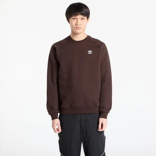 adidas Originals Hoodica adidas Trefoil Essentials Crew Sweatshirt Aurora Coffee S
