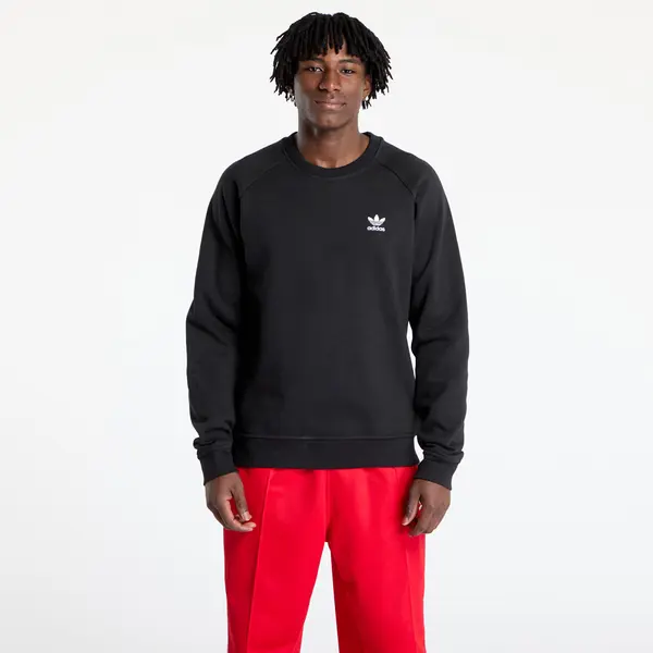 adidas Originals Hoodica adidas Trefoil Essentials Crew Sweatshirt Black S