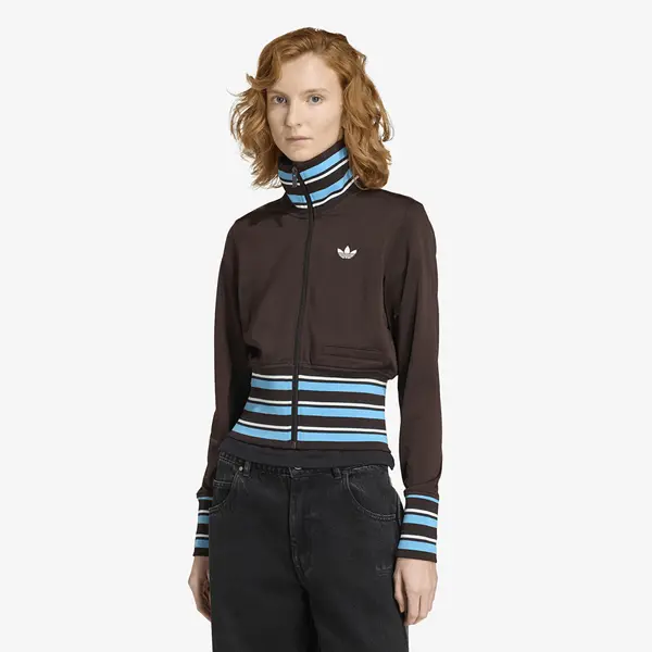 adidas Originals Hoodica adidas Vintage Tt High Knitted Ribs Top Aurora Coffee XL