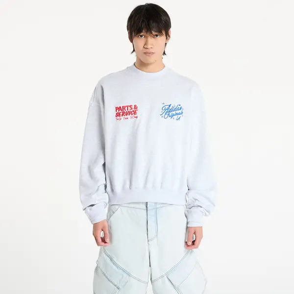 adidas Originals Hoodica adidas x OG LA Santa Monica Crewneck UNISEX Light Grey Heather/ Black L