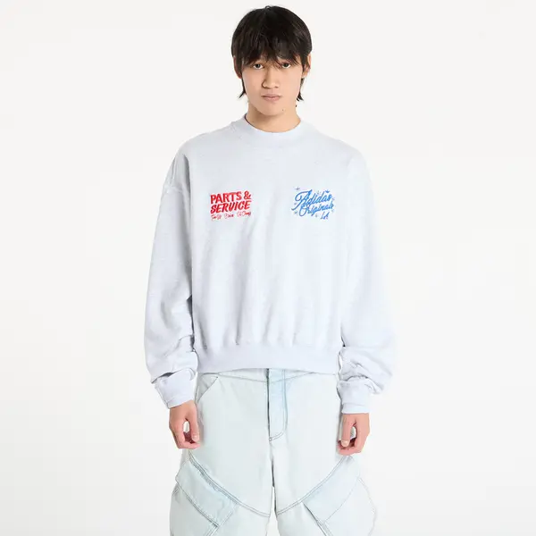 adidas Originals Hoodica adidas x OG LA Santa Monica Crewneck UNISEX Light Grey Heather/ Black M