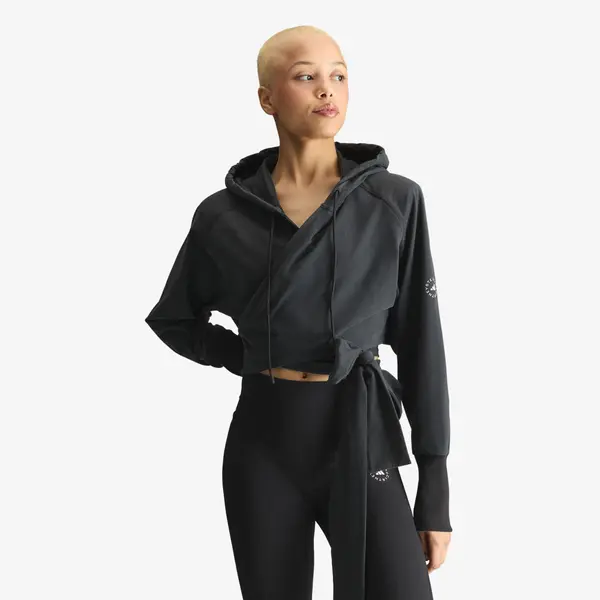 adidas Performance Hoodica adidas x Stella McCartney Wrap Hoodie Black M