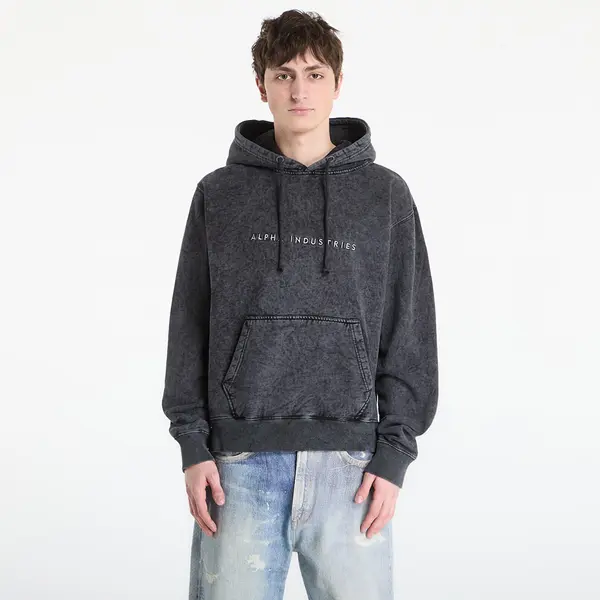 Alpha Industries Hoodica Alpha Industries Acid Logo Hoodie Black XL