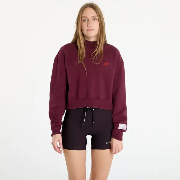 BANDIT Hoodica Bandit Cotton Fleece Women's Cropped Crewneck Fig XS