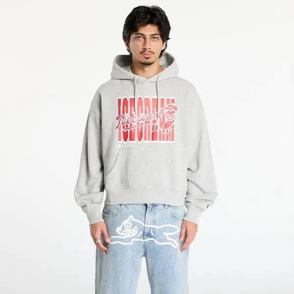 Billionaire Boys Club Icecream Hoodica Billionaire Boys Club Icecream Cherry Oversized Popover Hood Heather Grey S