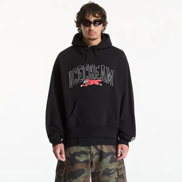 Billionaire Boys Club Icecream Hoodica Billionaire Boys Club Icecream College Applique Running Dog Popover Hood Black M