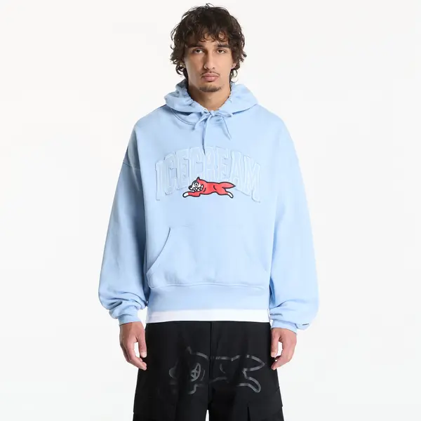 Billionaire Boys Club Icecream Hoodica Billionaire Boys Club Icecream College Applique Running Dog Popover Hood Light Blue M