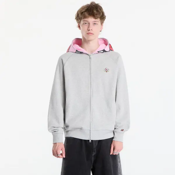 Billionaire Boys Club Icecream Hoodica Billionaire Boys Club Icecream Cones & Bones Zip Through Hood Heather Grey XL