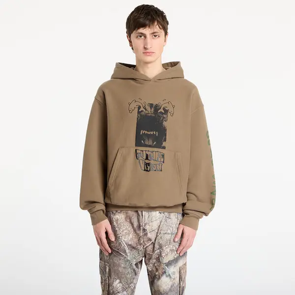 Brain Dead Hoodica Brain Dead Future Vision Hoodie Coffee S