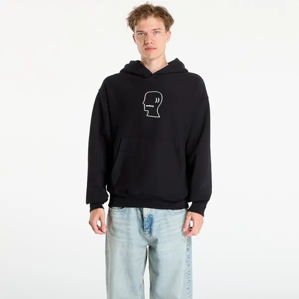 Brain Dead Hoodica Brain Dead Logo Head Hoodie Black M