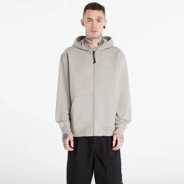 C.P. Company Hoodica C.P. Company Diagonal Raised Fleece Zip Hooded Sweatshirt Multi/ Peacoat XXL