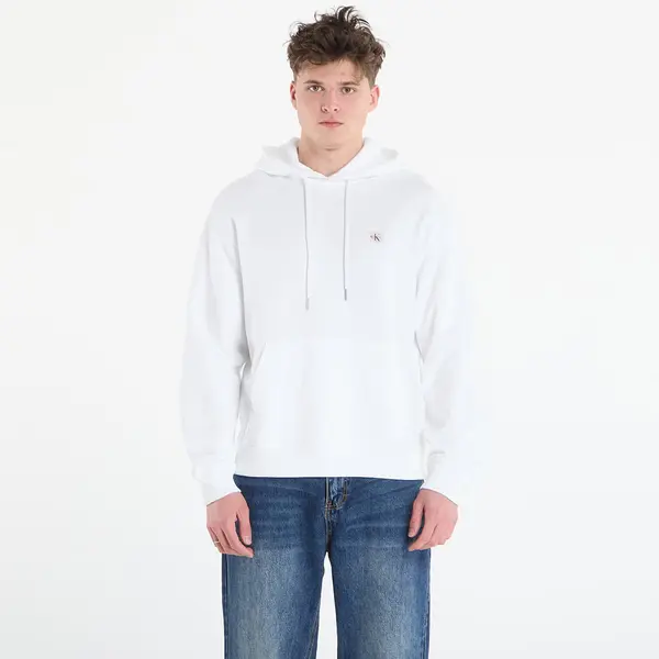 Calvin Klein Hoodica Calvin Klein Jeans Ls Eu 350Terry Badge Hoodie Bright White M