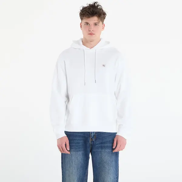 Calvin Klein Hoodica Calvin Klein Jeans Ls Eu 350Terry Badge Hoodie Bright White XL
