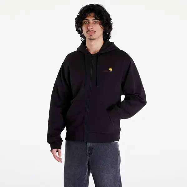 Carhartt WIP Hoodica Carhartt WIP Hooded American Script Jacket UNISEX Black XS