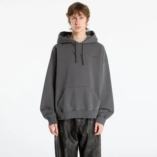 Carhartt WIP Hoodica Carhartt WIP Hooded Benton Sweat UNISEX Graphite Garment Dyed M