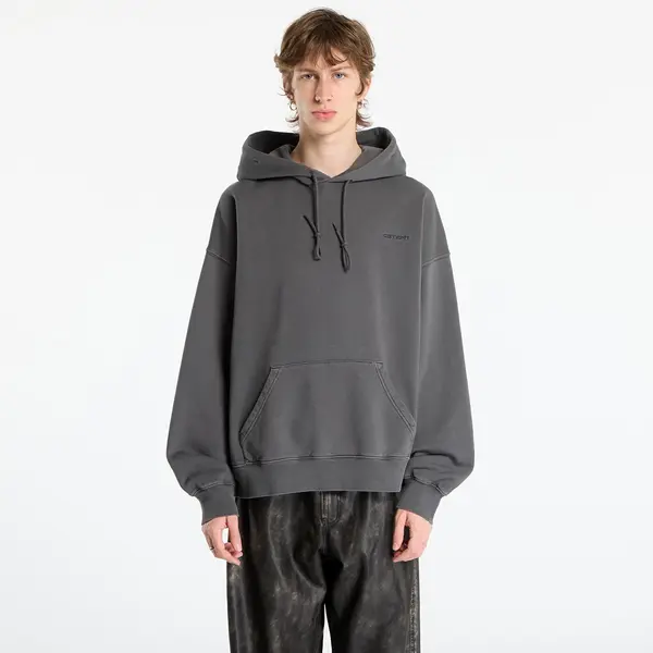Carhartt WIP Hoodica Carhartt WIP Hooded Benton Sweat UNISEX Graphite Garment Dyed S