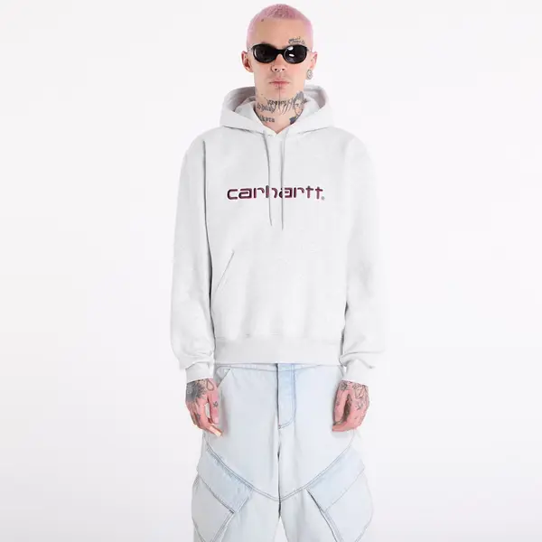 Carhartt WIP Hoodica Carhartt WIP Hooded Carhartt Sweat UNISEX Ash Heather/ Cozy Purple XL