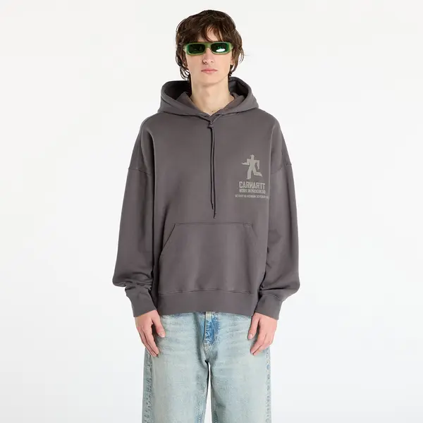 Carhartt WIP Hoodica Carhartt WIP Hooded Distance Sweat Graphite Stone Dyed XL