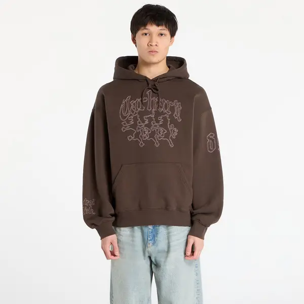 Carhartt WIP Hoodica Carhartt WIP Hooded Hackwork Sweat Vitola/ Glassy Pink S