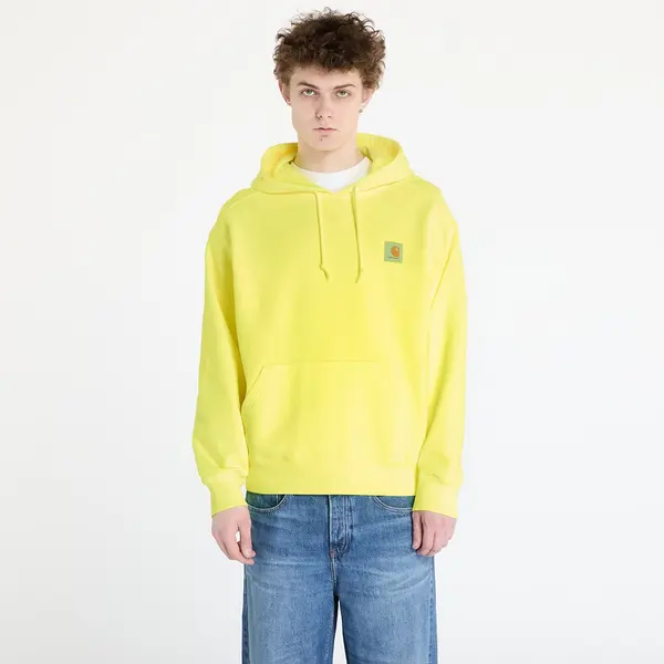 Carhartt WIP Hoodica Carhartt WIP Hooded Industry Sweat UNISEX Lumo Yellow Garment Dyed XS