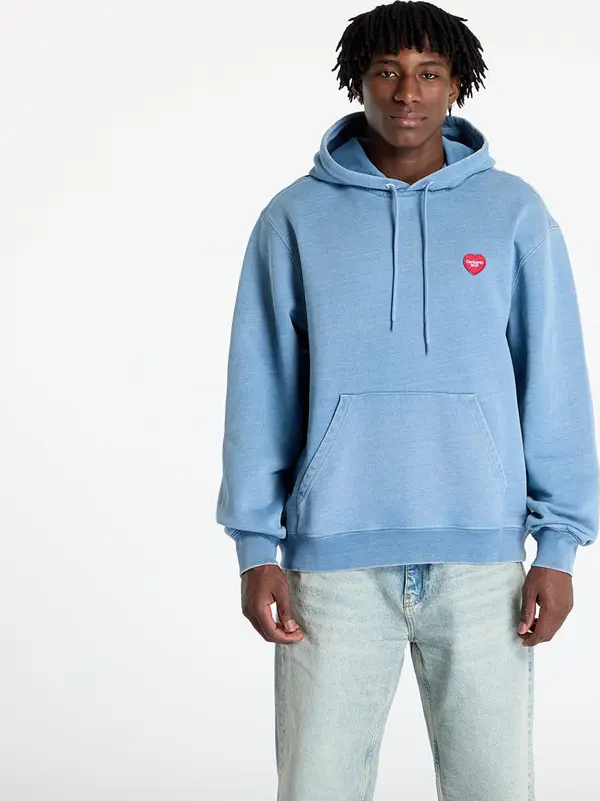 Carhartt WIP Hoodica Carhartt WIP Hooded Ingo Sweat UNISEX Light Blue Garment Dyed S
