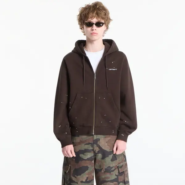 Carhartt WIP Hoodica Carhartt WIP Hooded Painter Jacket UNISEX Tobacco Destroy Wash, Splatter XL