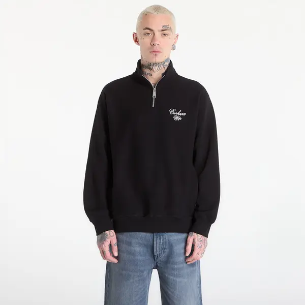 Carhartt WIP Hoodica Carhartt WIP Longhand Half Zip Sweat UNISEX Black/ White XS