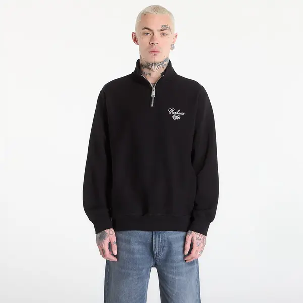 Carhartt WIP Hoodica Carhartt WIP Longhand Half Zip Sweat UNISEX Black/ White XS