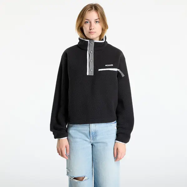 Columbia Hoodica Columbia Helvetia™ II Cropped Half Snap Fleece Black XS