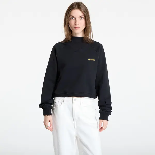 Columbia Hoodica Columbia High Cascades™ Crop French Terry LS Black XS