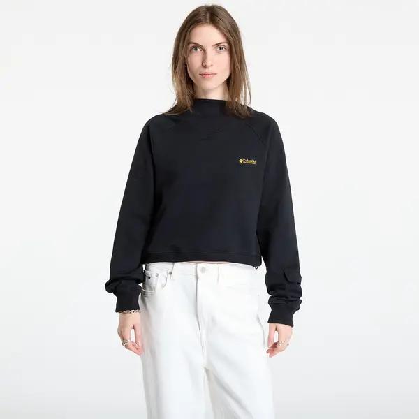 Columbia Hoodica Columbia High Cascades™ Crop French Terry LS Black XS