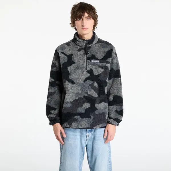 Columbia Hoodica Columbia Rugged Ridge™ High Pile Half Zip Black Mod Camo M