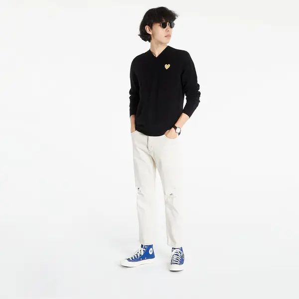 Comme des Garçons PLAY Hoodica Comme des Garçons PLAY Knit Pullover Black XL