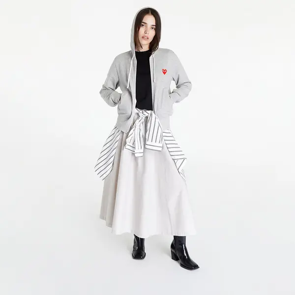 Comme des Garçons PLAY Hoodica Comme des Garçons PLAY Knit Sweatshirt Top Grey S