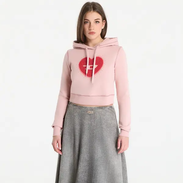DIESEL Hoodica Diesel F-Slimmy-Hood-S5 Sweatshirt Pale Mauve L
